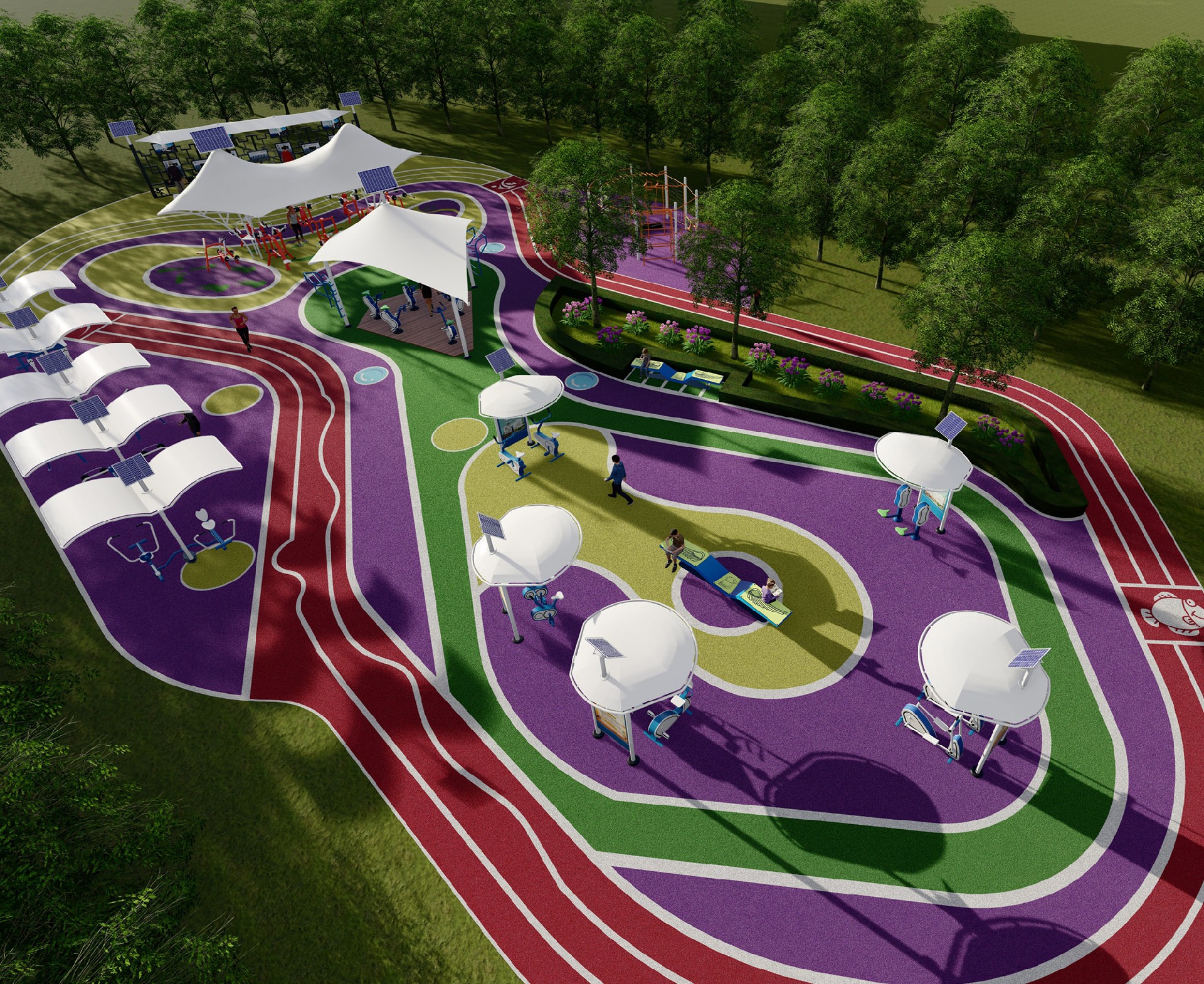 体育公园配置方案2(图3)